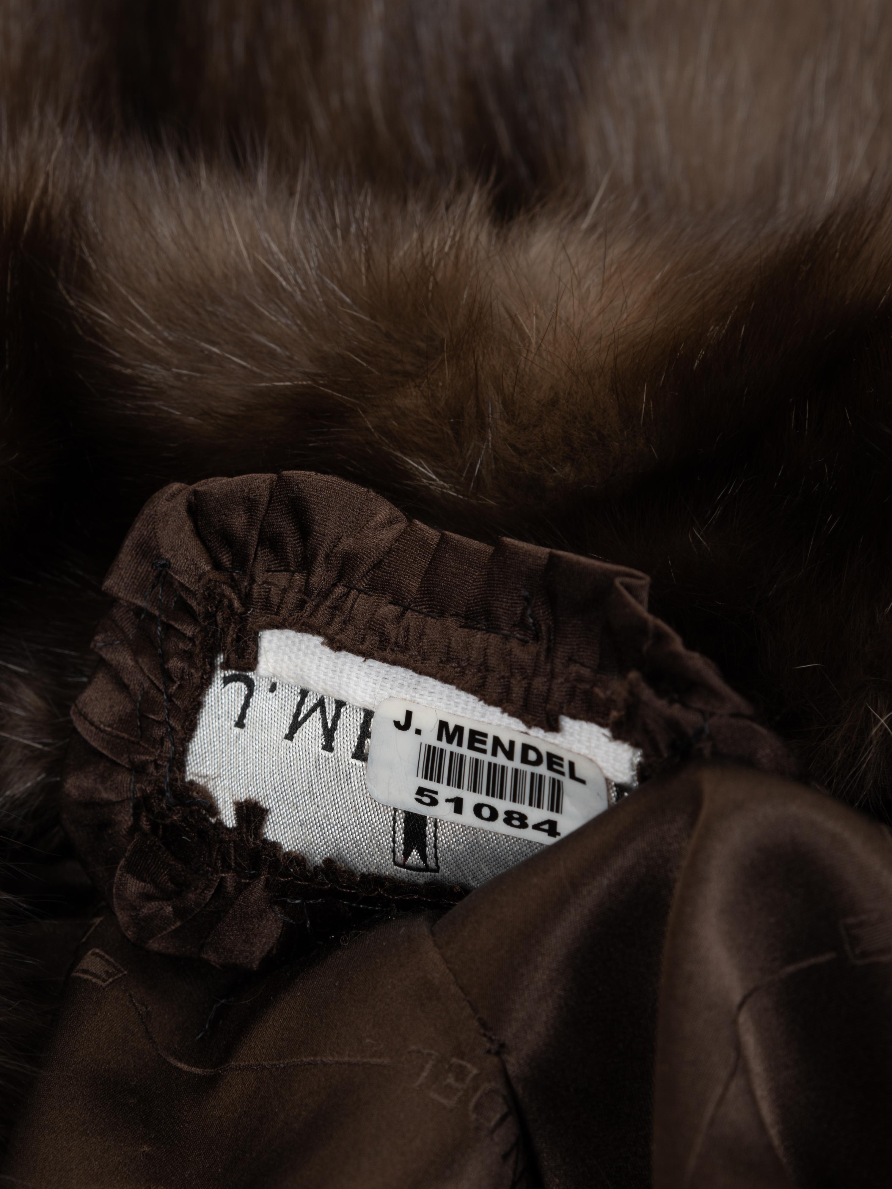 J. Mendel Sable Fur Coat