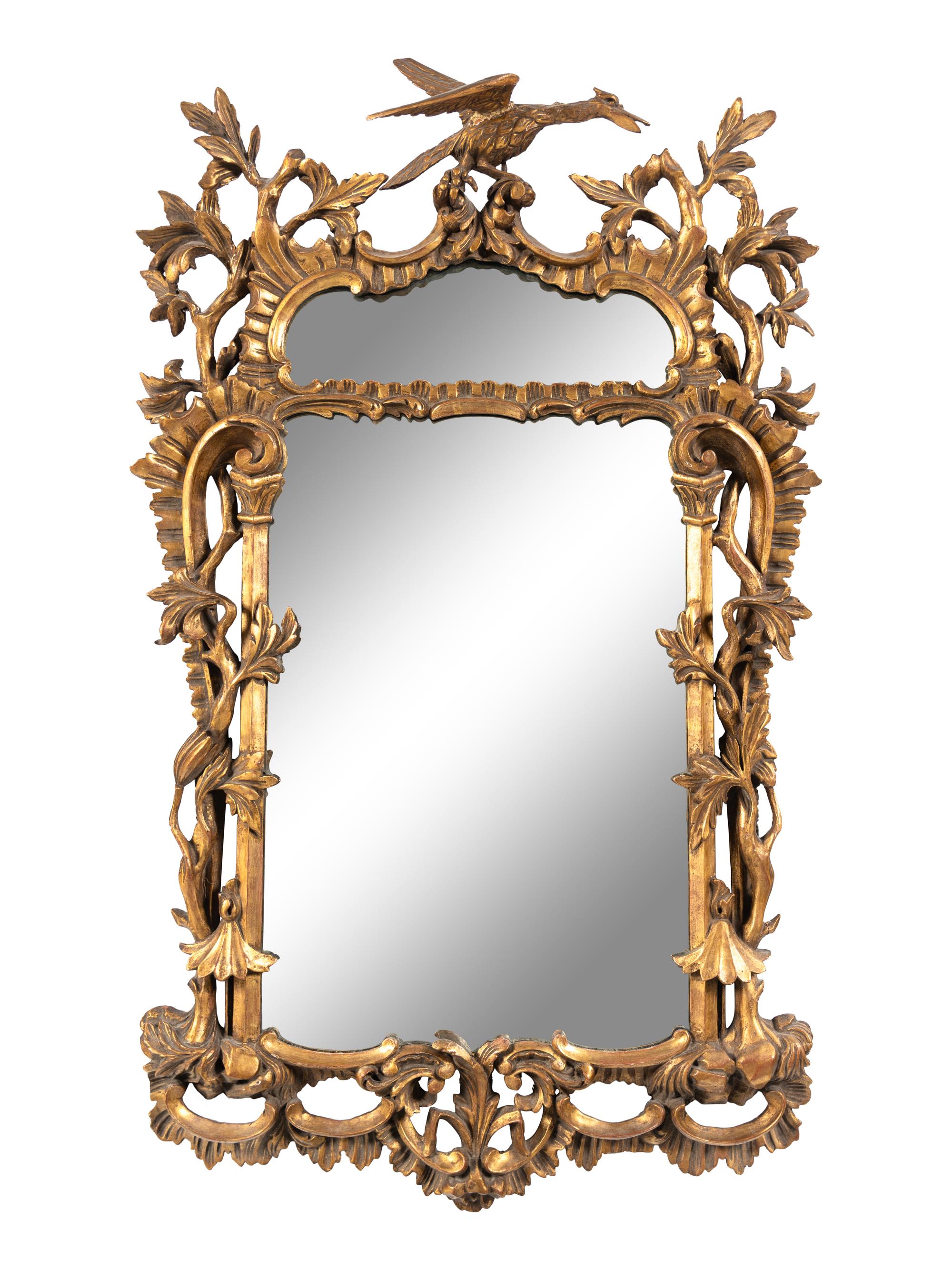 A George II Style Giltwood Mirror