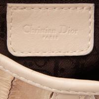 Christian Dior, Fur-Trim Eel Skin Saddle Bag