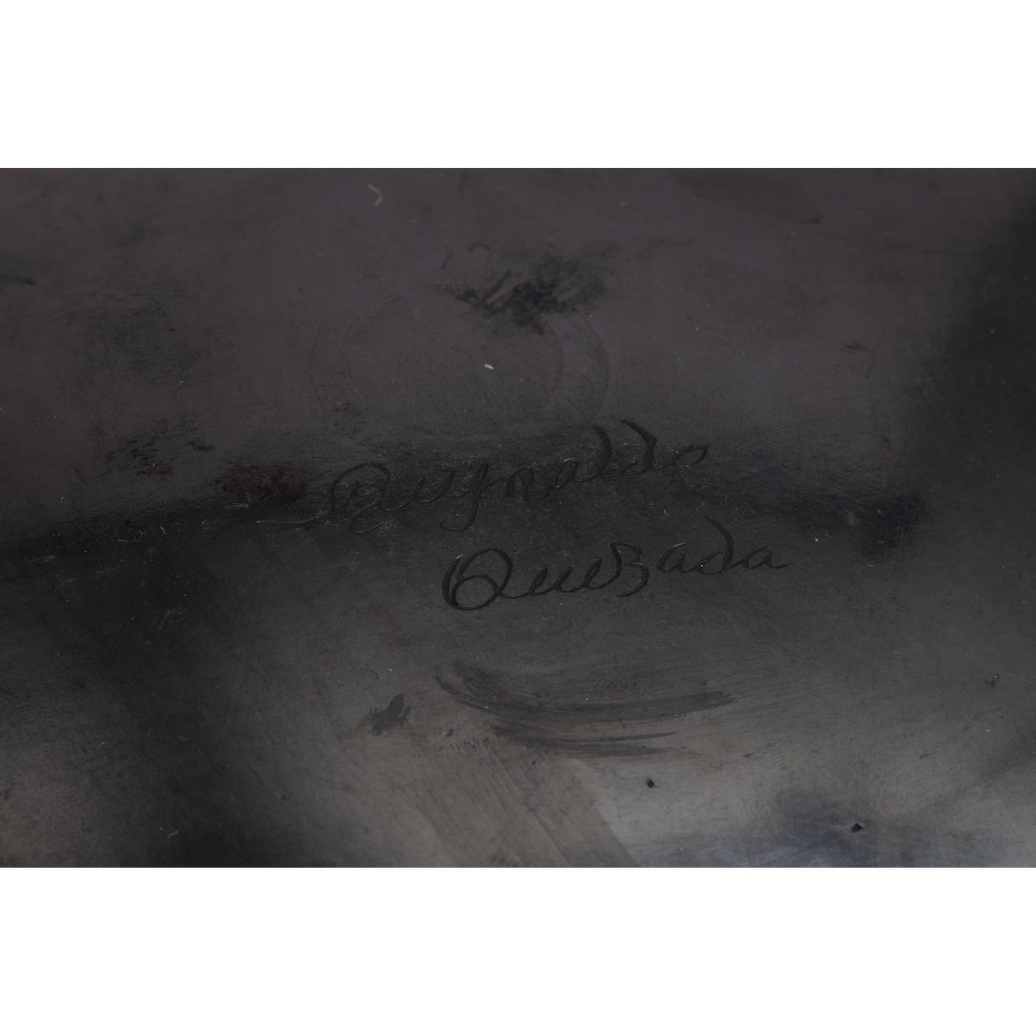 Blackware Pottery Plate
