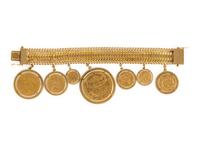 GOLD COIN BRACELET