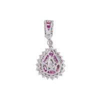 DIAMOND AND RUBY PENDANT/NECKLACE