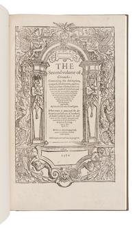 [BOOK CLUB OF CALIFORNIA]. BOOTH, Stephen. The Book Called Holinshed's Chronicles... San Francisco: The Book Club of California, 1968.