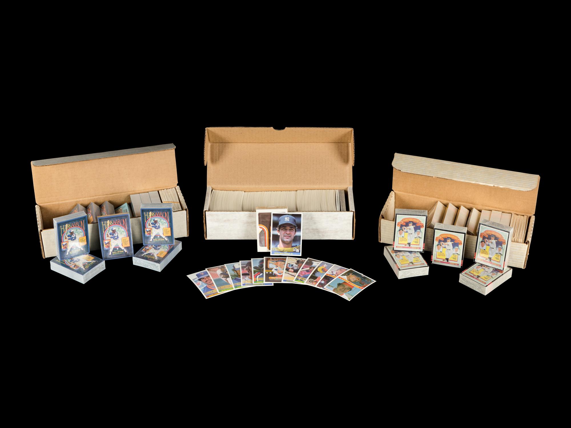 A Group of 1984, 1985 and 1986 Complete Sets of Donruss Baseball Cards (Don Mattingly Rookie)