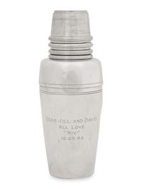 A Tiffany and Co. Silver Cocktail Shaker