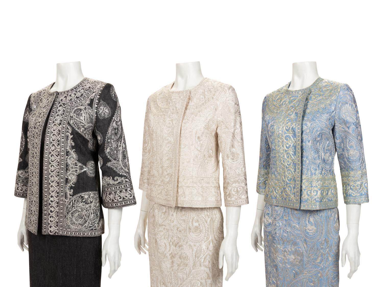 Three Naeem Khan Ensembles, 2000-10s