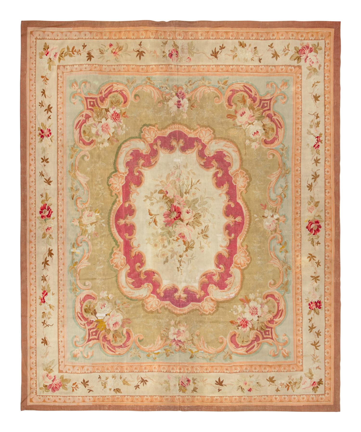 An Aubusson Wool Rug