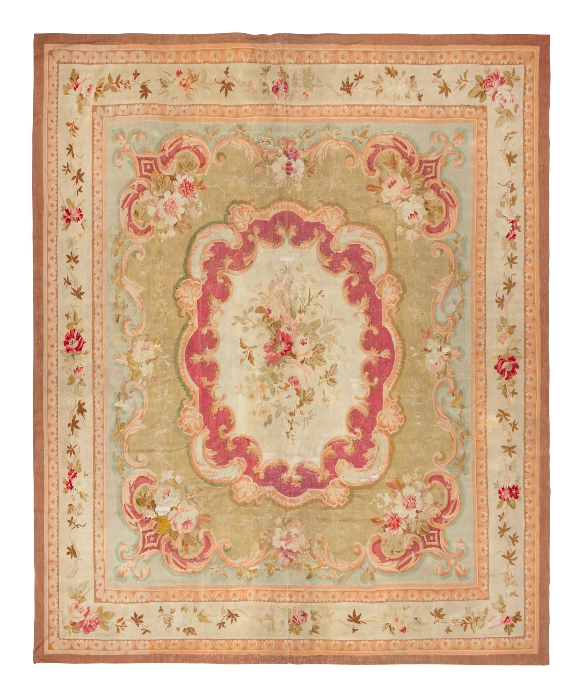 An Aubusson Wool Rug