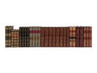 [BINDINGS]. A group of 9 finely-bound works in 28 volumes, comprising: