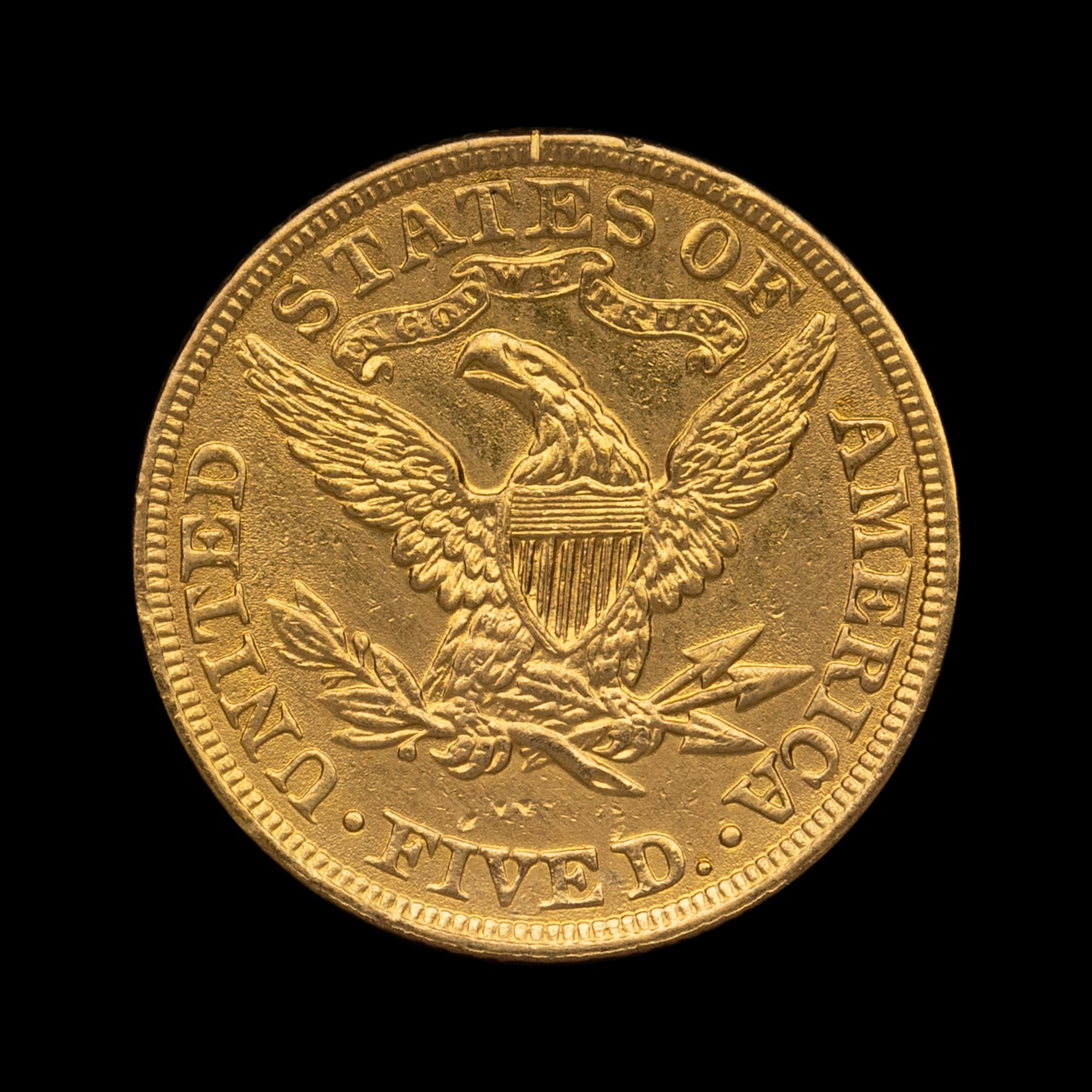 Two Liberty Head $5 Gold Coins