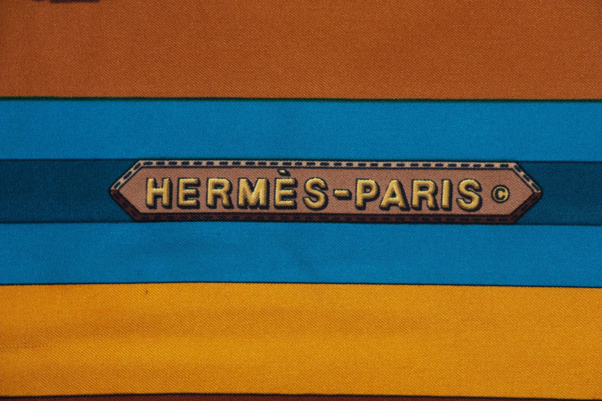 Four Hermès 90cm Cashmere and Silk Scarves