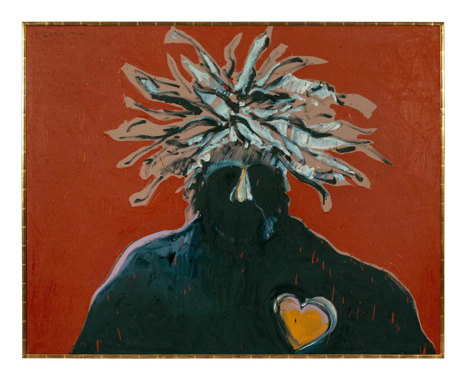 Indian with Heart , circa 1970