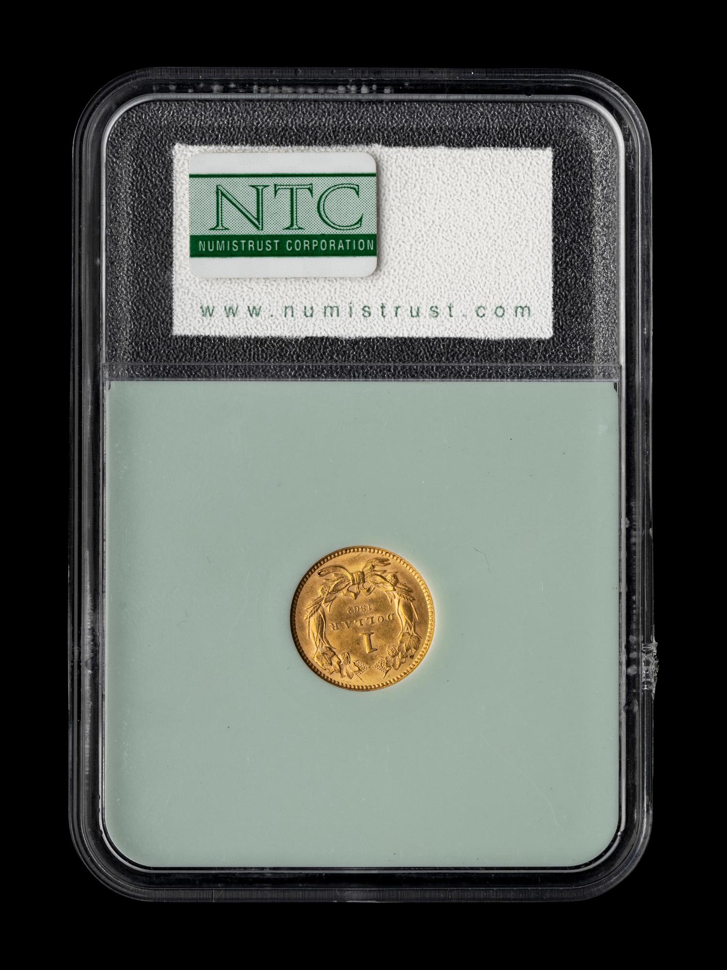 An 1862 Indian Princess $1 Gold Coin
