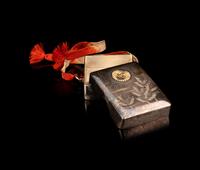 A Japanese Silver Rectangular Box-Form Bonbonnière