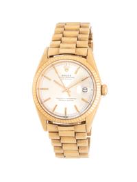 ROLEX, REF. 1601 18K YELLOW GOLD 'OYSTER-PERPETUAL DATEJUST' WATCH