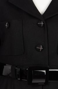 Chanel Belted Wool Pocket Coat, Fall 2007
