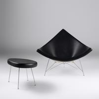 'Coconut' Lounge Chair and Ottoman, model 5569, c. 1960 Herman Miller, USA