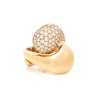 CARTIER, YELLOW GOLD AND DIAMOND 'LE YIN ET LE YANG' RING