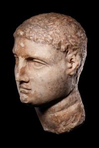 A Greek Marble Portrait Head of Ptolemy III