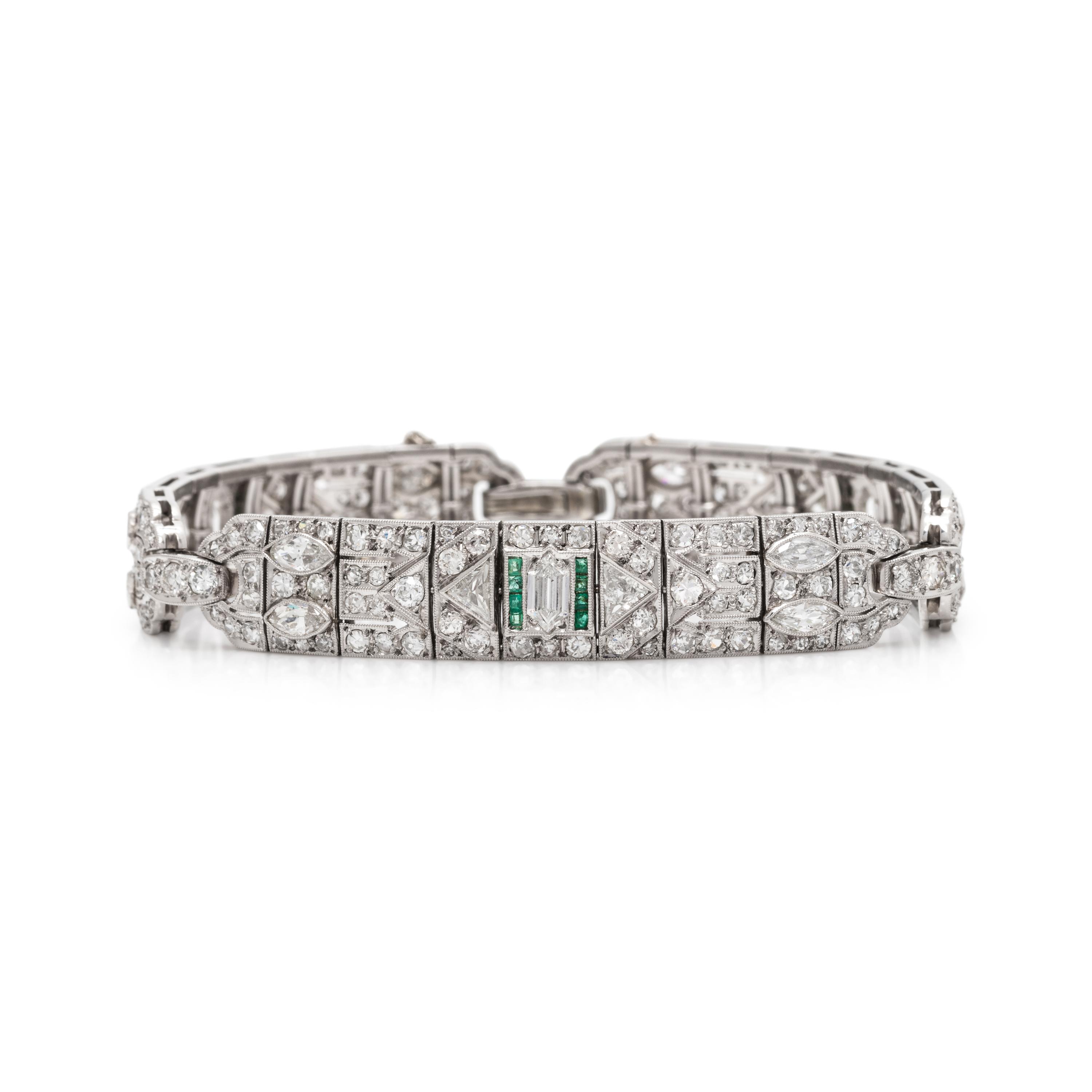 ART DECO, DIAMOND BRACELET