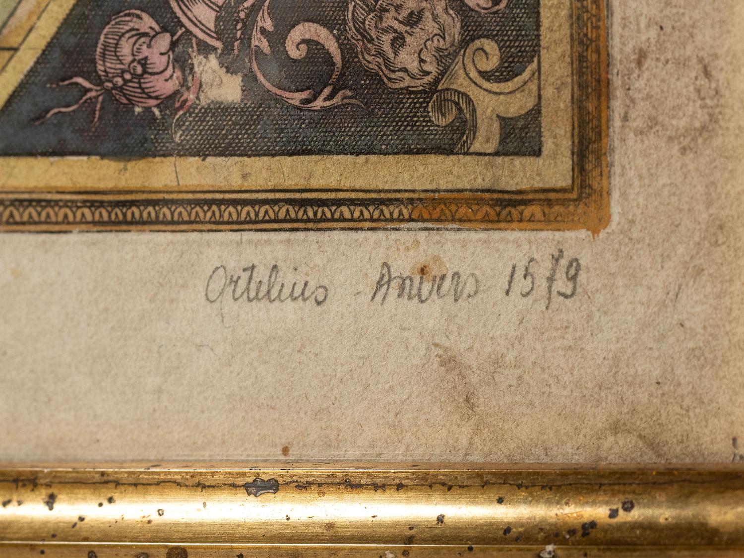 ORTELIUS, Abraham (1527-1598). Americae sive Novi Orbis, Nova Descriptio . Antwerp, ca 1572.