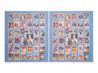 A Group of Five Uncut Sheets of 1985 Pete Rose Baseball Cards