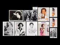 (Celebrity) A group of 20 autographed photographs of celebrities; comprising: