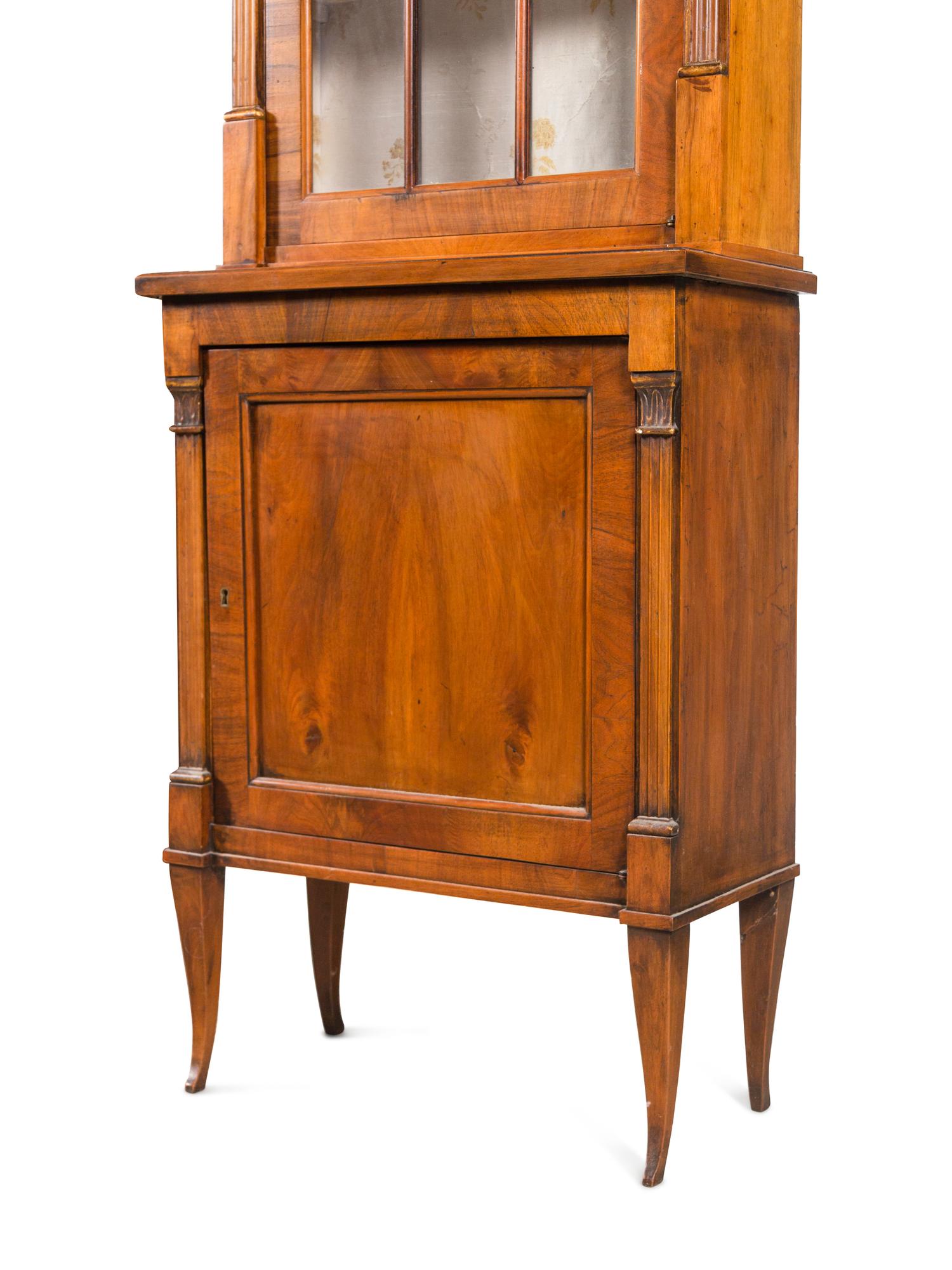 A Pair of Italian Walnut Cabinets