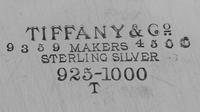 A Pair of Tiffany and Company Wave Edge Silver Trays
