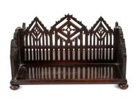 A William IV Rosewood Book Caddy
