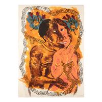 Robert Colescott (American, 1925–2009) — Lock and Key I , 1989