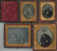 [Ambrotypes and Daguerreotype] Cockades and Ribbons