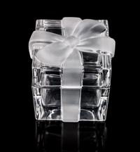 A Lalique Frosted Glass Candy Dish Height 4 inches.