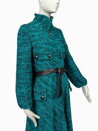 Two Haute Couture Items: Coat Attributed to Pierre Cardin, Jacques Griffe Cape, 1940-70s