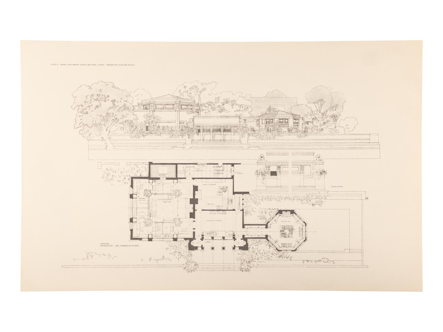 WRIGHT, Frank Lloyd (1869-1959). Buildings Plans and Designs . New York: Horizon Press, 1963.