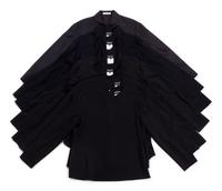 Seven Designer Silk Tops: Six Giorgio Amani, One The Row
