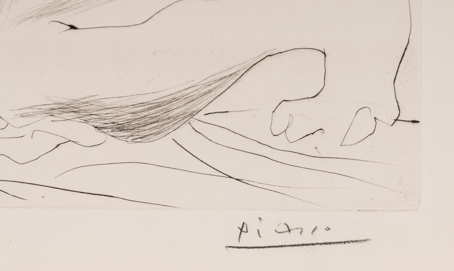 Minotaure caressant une dormeuse (from La Suite Vollard )