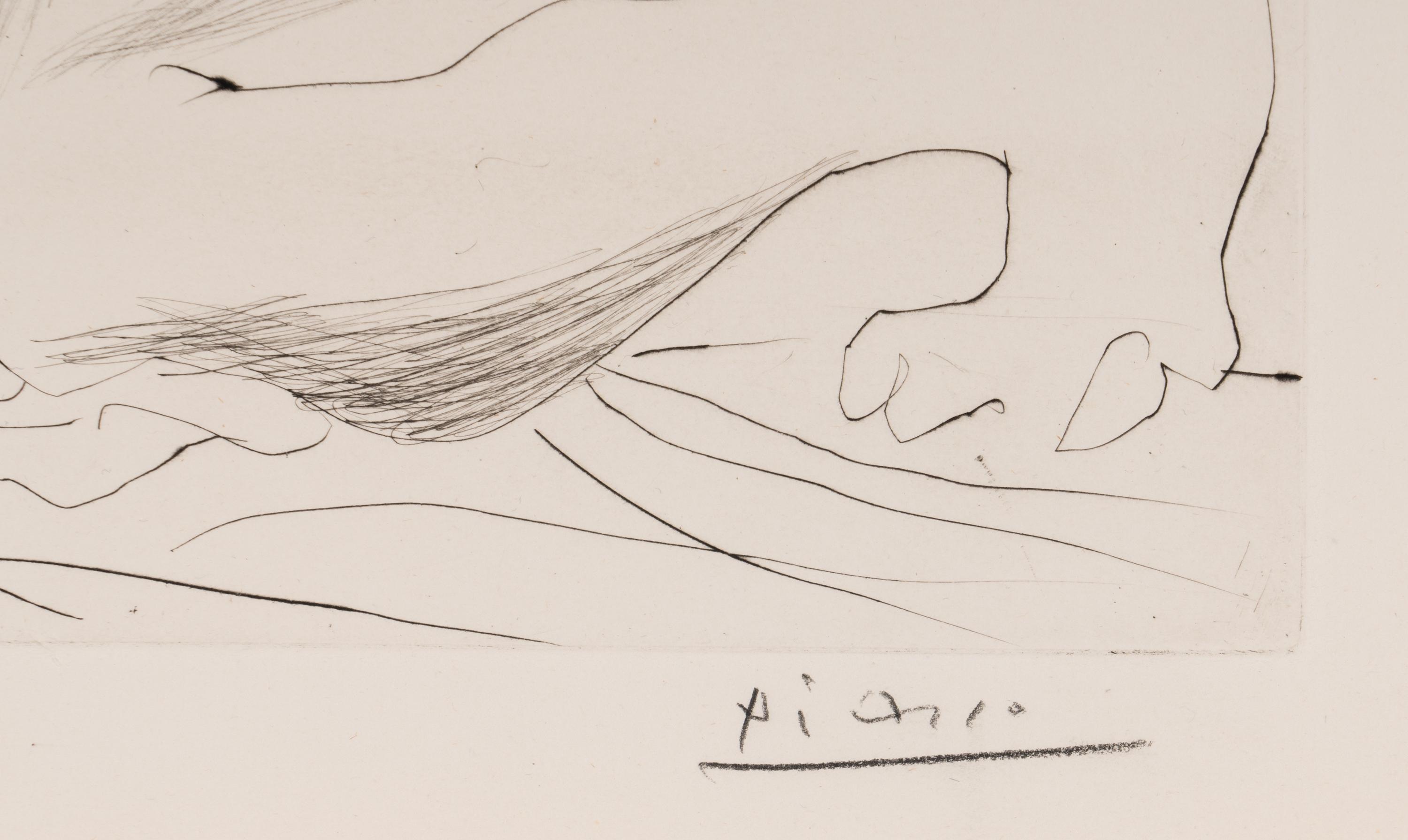 Minotaure caressant une dormeuse (from La Suite Vollard )