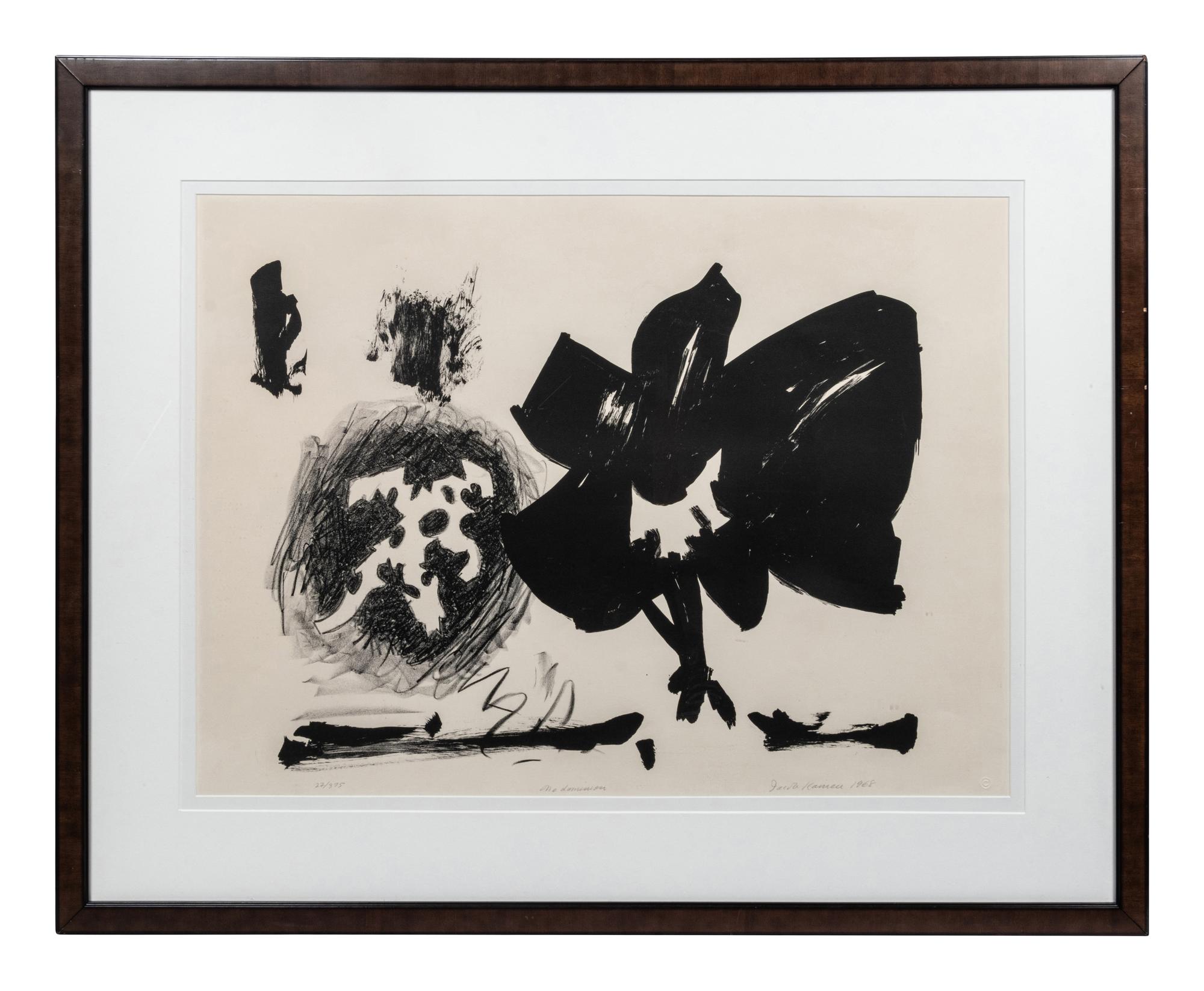 A Pair of Prints ( No Dominion , 1968 and Bright Surround, 1989)