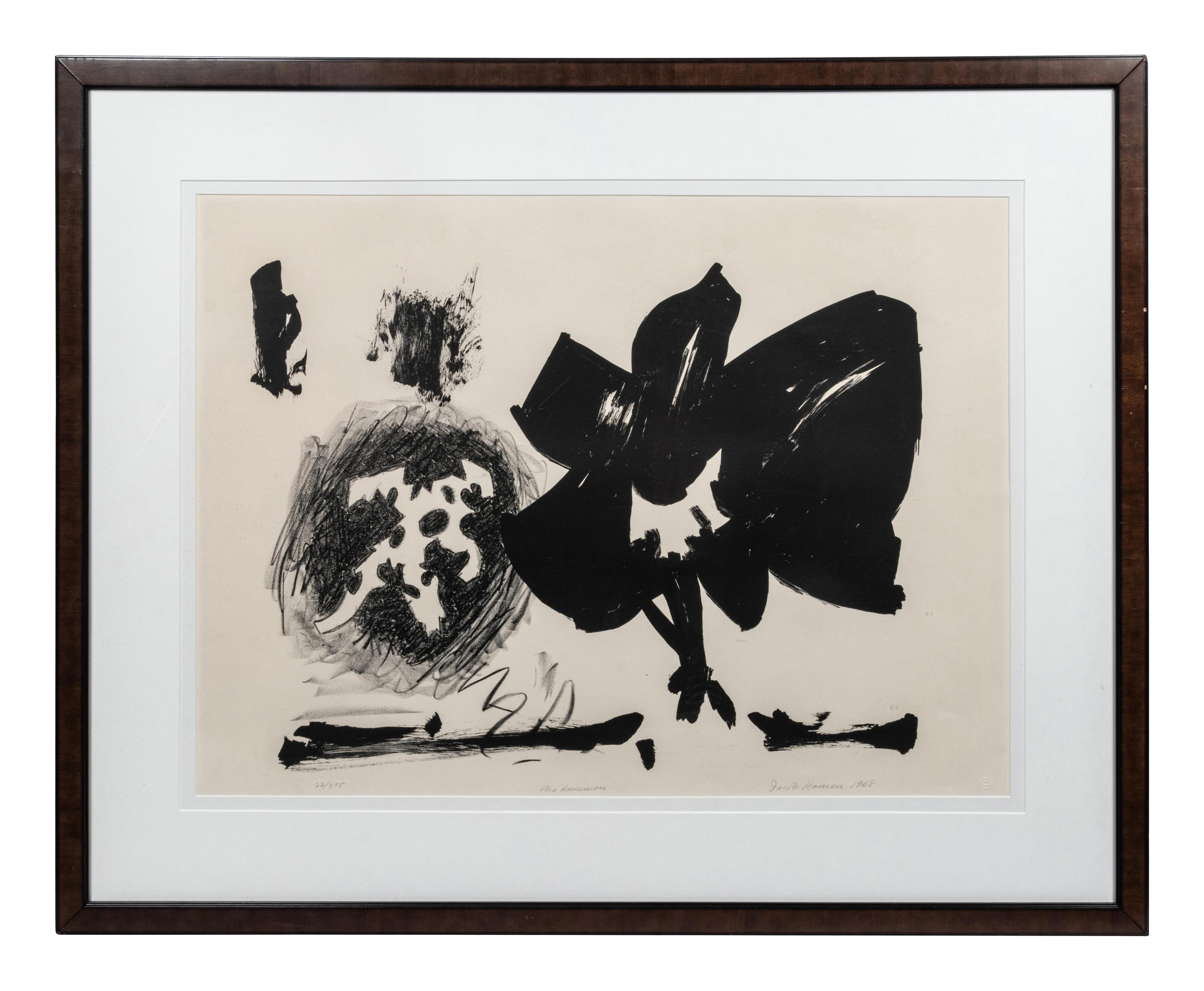 A Pair of Prints ( No Dominion , 1968 and Bright Surround, 1989)