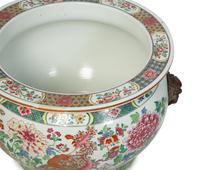 A Pair of Chinese Export Porcelain Jardinieres — 19TH CENTURY