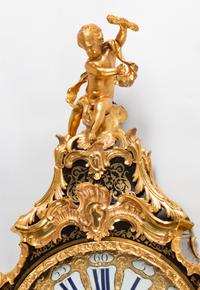 A Louis XV Style Boulle Bracket Clock and Bracket — THE DIAL INSCRIBED DELORME À PARIS, 19TH CENTURY