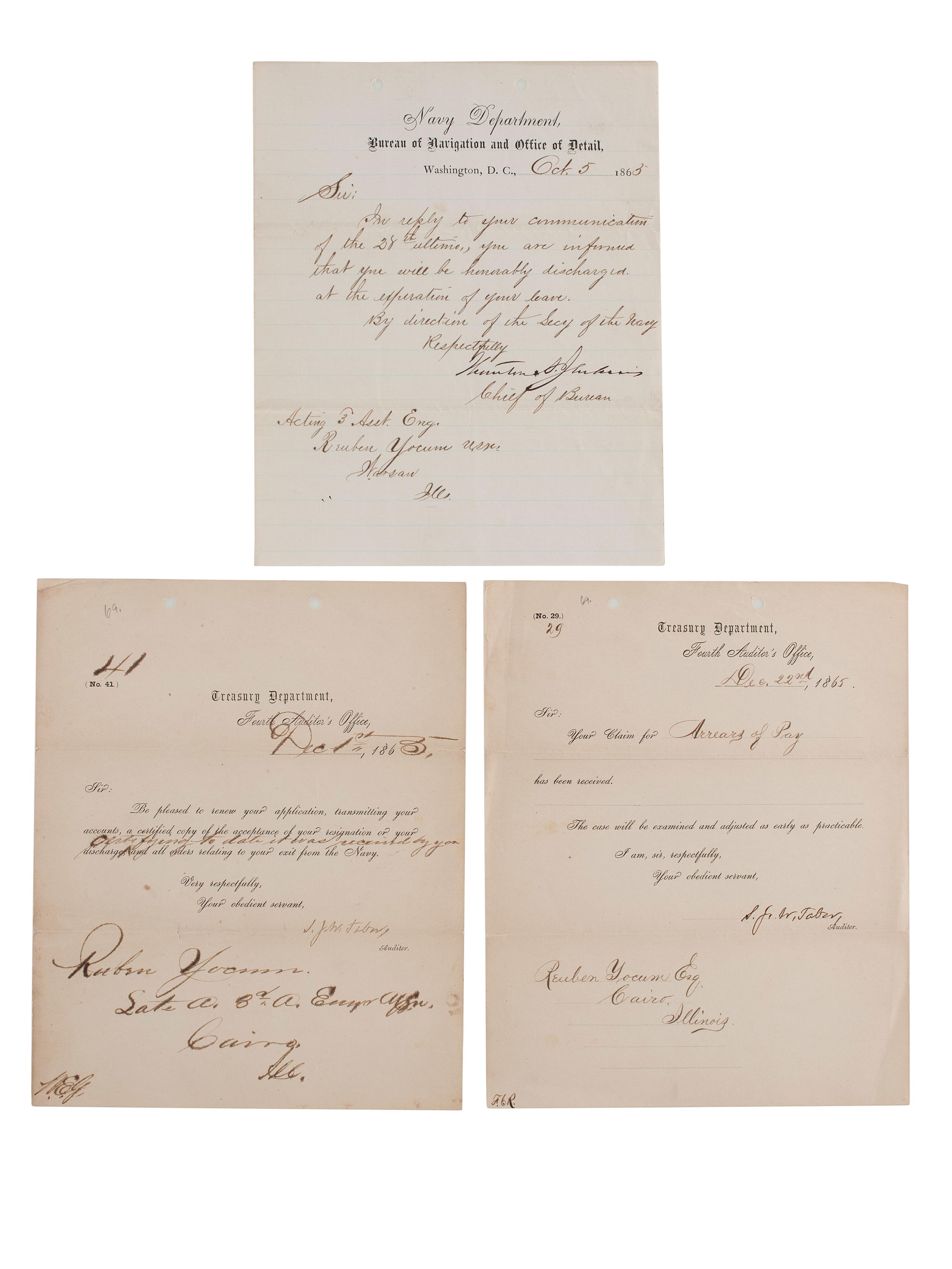 [SLAVERY & ABOLITION] -- [COCKRAN, Francis S. (1814-1886)]. Archive of letters to Maryland abolitionist and Underground Railroad supporter, comprising: