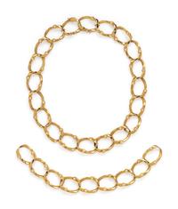 YELLOW GOLD AND DIAMOND CONVERTIBLE NECKLACE