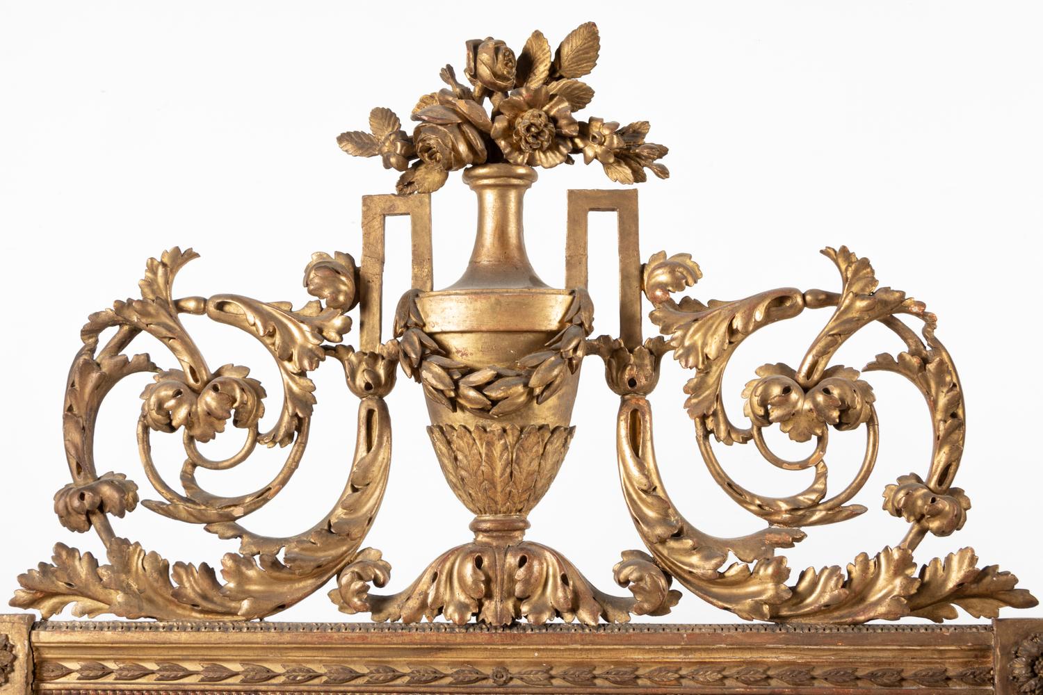 A French Neoclassical Giltwood Mirror