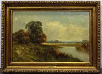 A. Perrin, (19th/20th century), River in Landscape