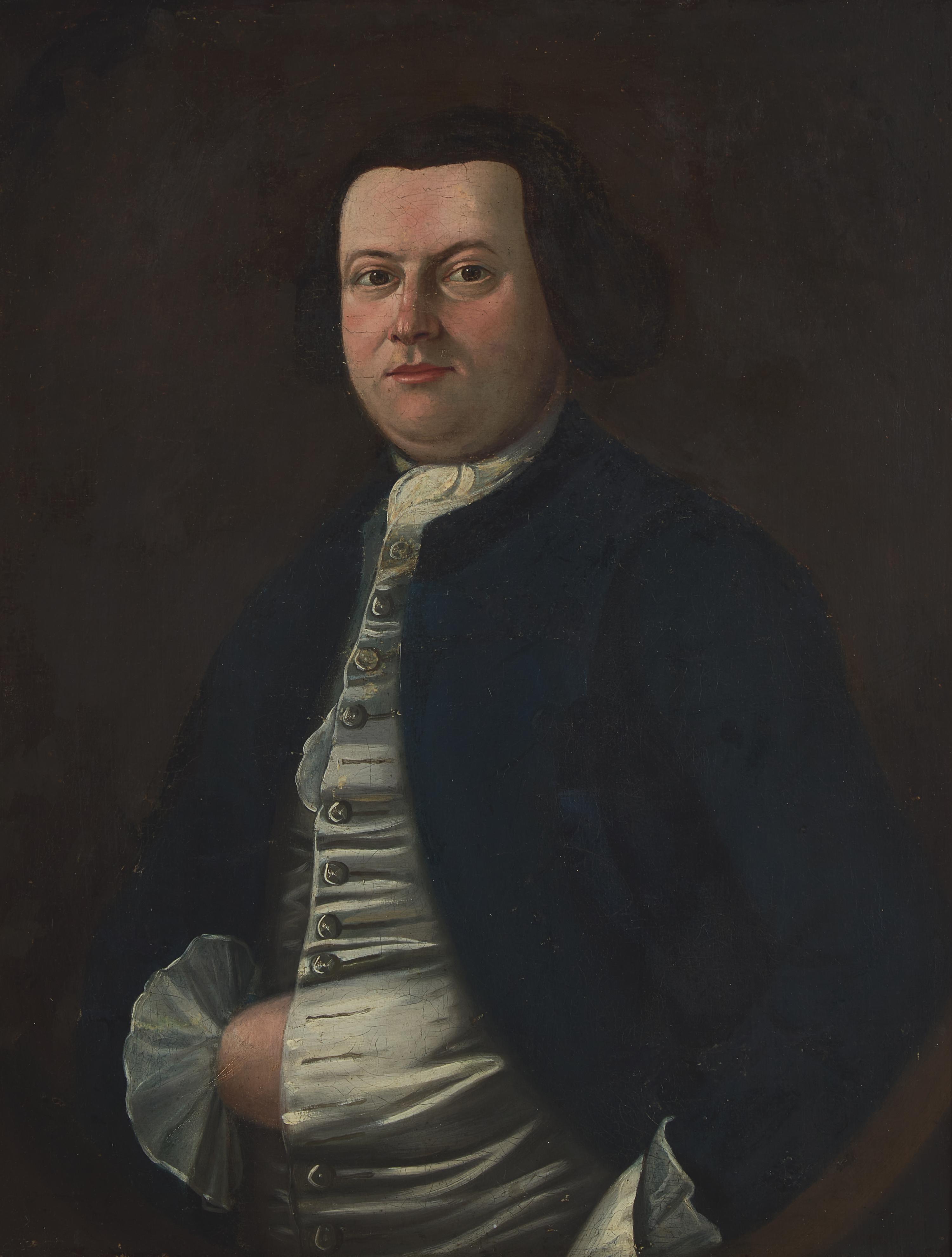 American School 18th Century, A Portrait of Isaac Low (1735-1791) of New York