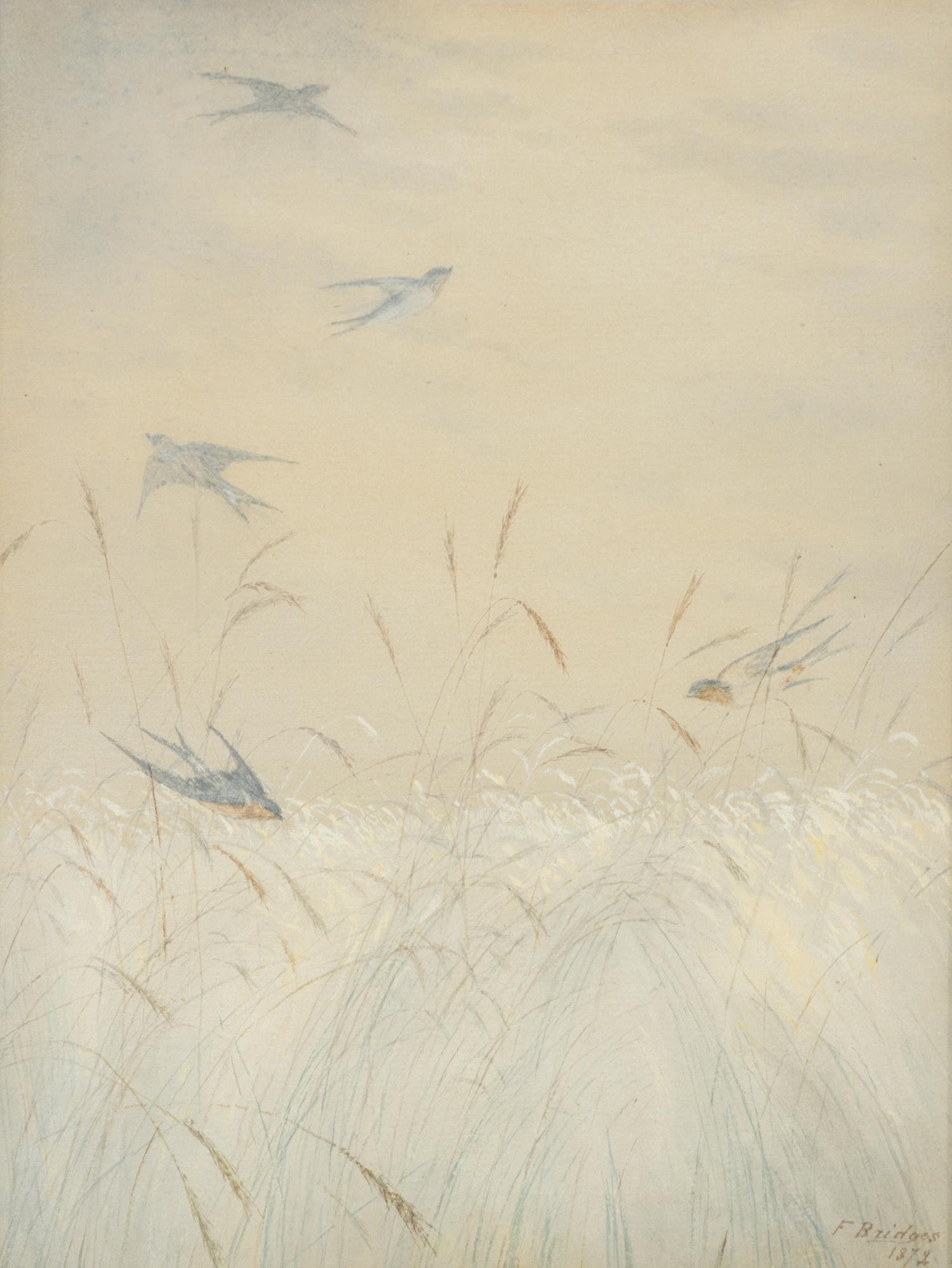Swallows in the Wheat Fields, 1872