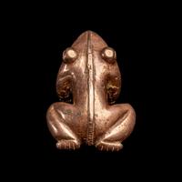 A Veraguas Tumbaga Crouching Frog