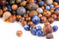 An Early Collection of Glass and Clay Marbles